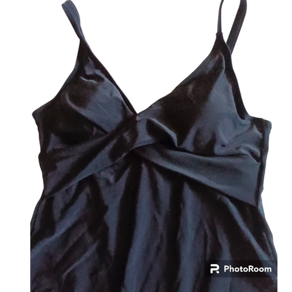 B2prity One Piece Swimsuits Tummy Control Front Cross Slimming V-Neck Si… - Picture 6 of 11